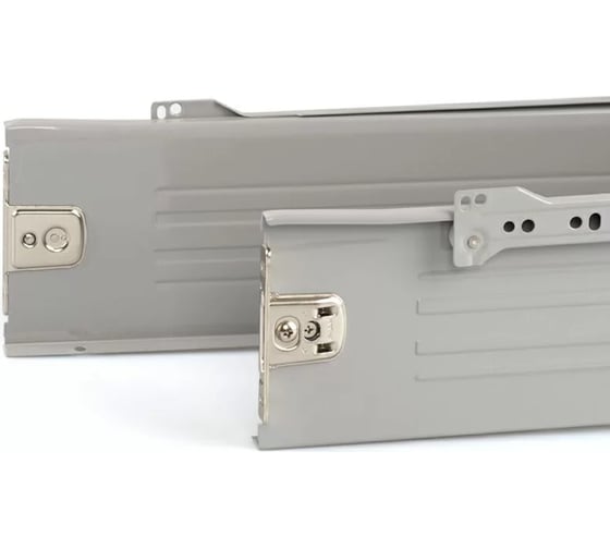 Изображение товара Комплект боковины с роликовыми направляющими Firmax H=118 мм, L=500 мм, серый FRM0386.43MP