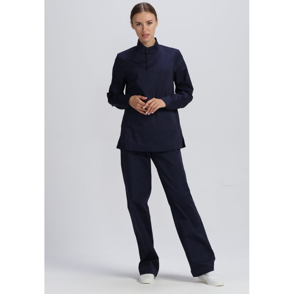 Изображение товара Женский костюм двойка ФАКЕЛ ХАССП-Стандарт NEW смесовая ткань 60-62 темно-синий