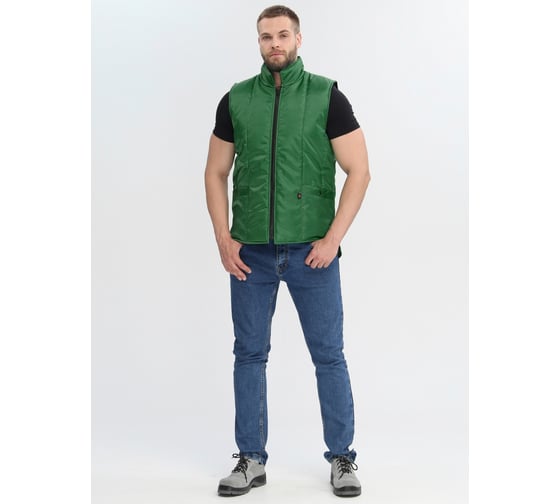 Изображение товара Жилет утепленный ФАКЕЛ Универсальный ткань Оксфорд, темн. зеленый, размер 56-58 87486967.005