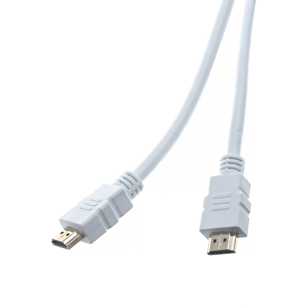 фото Кабель hdmi aopen/qust 19m/m 1.4v,3d/ethernet acg511w-5m 5m, белый