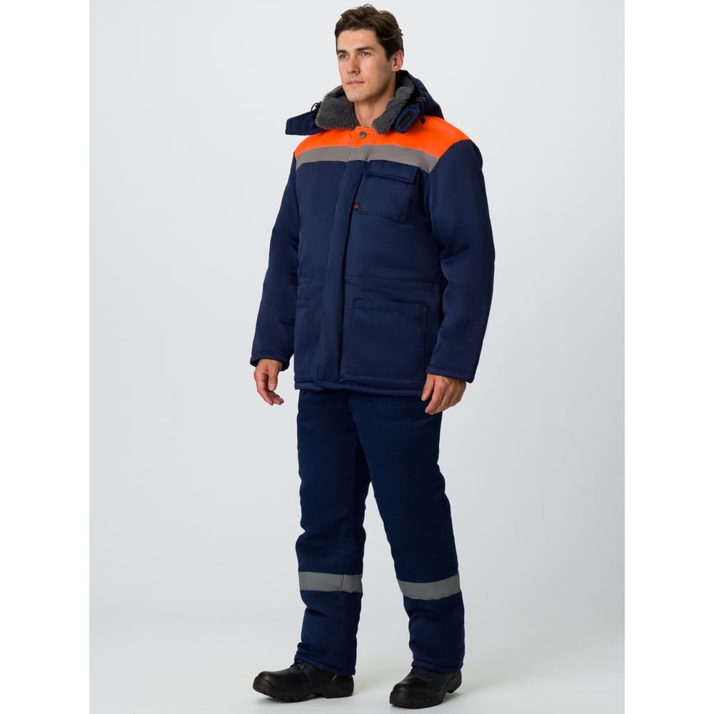 Изображение товара Зимний рабочий костюм ФАКЕЛ Труженик-Ультра-2 темно-синий 60-62