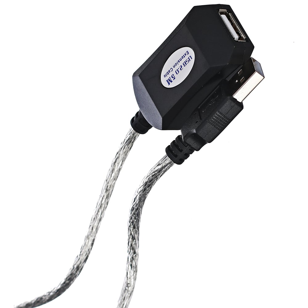 Удлинительный активный кабель-адаптер AOpen/Qust кабель адаптер usb2 0 repeater удлинительный активный am af 25м vcom vus7049 25m