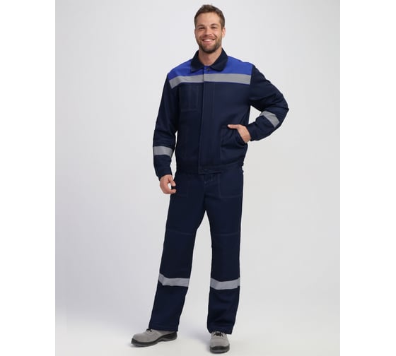 Изображение товара Костюм ФАКЕЛ Легион Премиум-2 СОП CH ткань Смесовая, 240 г/кв. м, п/к, темн. синий/васильковый, размер 44-46, рост 182-188 87490664.005