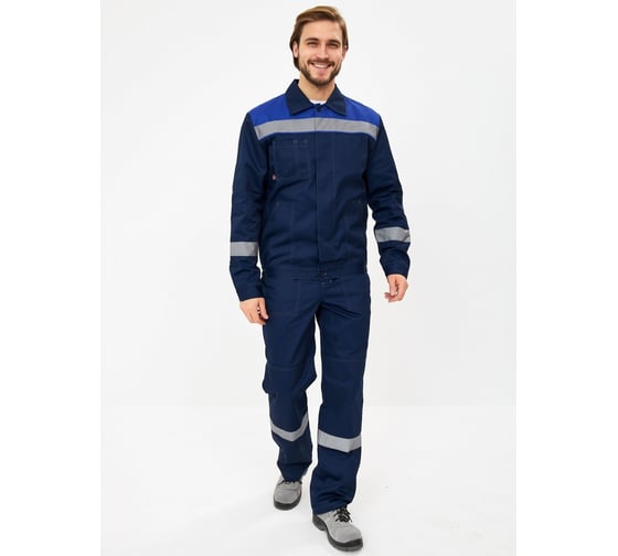 Изображение товара Костюм ФАКЕЛ Легион Премиум-1 СОП CH ткань Смесовая, 240 г/кв. м, брюки, темн. синий/васильковый, размер 52-54, рост 170-176 87490650.011