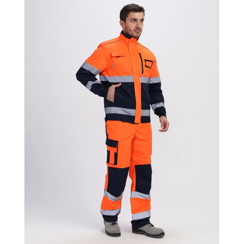 Изображение товара Костюм ФАКЕЛ ProfLine Specialist-1 оранжевый/темно-синий для мужчин
