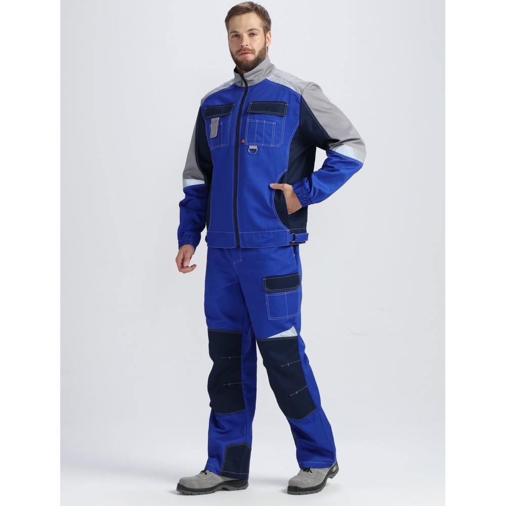 Изображение товара Костюм ФАКЕЛ Формула смесовая ткань, размер 44-46, васильковый