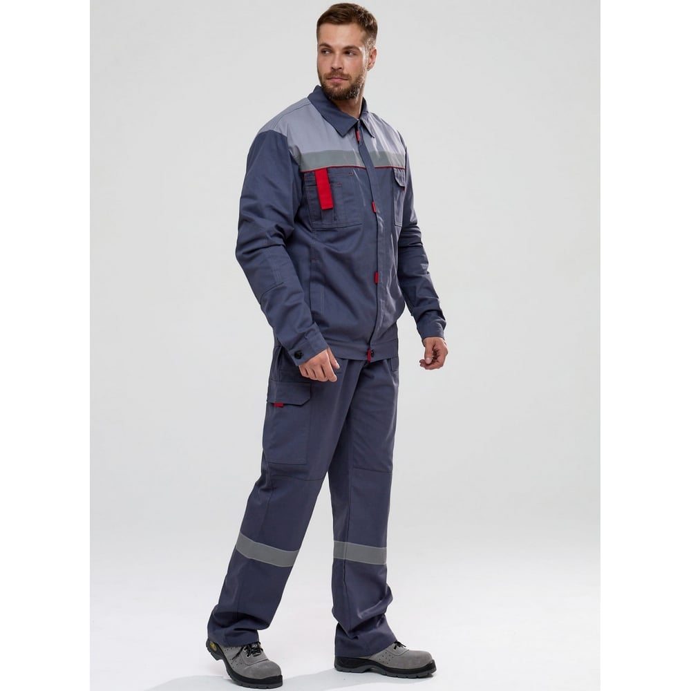 Изображение товара Костюм ФАКЕЛ Флагман-Фаворит-2 СОП, темно-серый/светло-серый, 250 г/м²