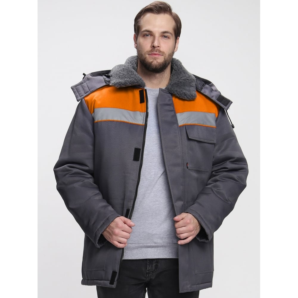 Изображение товара Зимняя мужская куртка ФАКЕЛ Бригада NEW с водоотталкиванием утеплителем синтепон