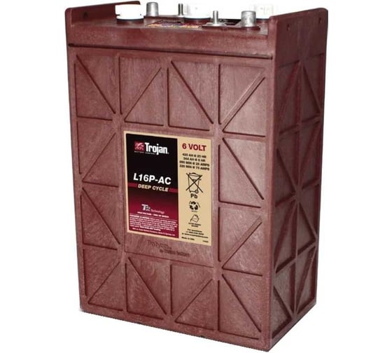 Изображение товара Аккумуляторная батарея Trojan 6в 420Ач, (комплект 4 шт) L16P-AC