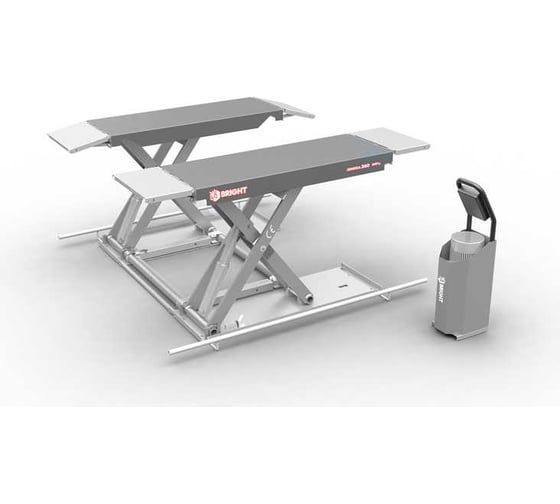 Изображение товара Подъёмник электрогидравлический шиномонтажный BRIGHT 3.6т OMEGA 360 RAL7040 В0000000200354