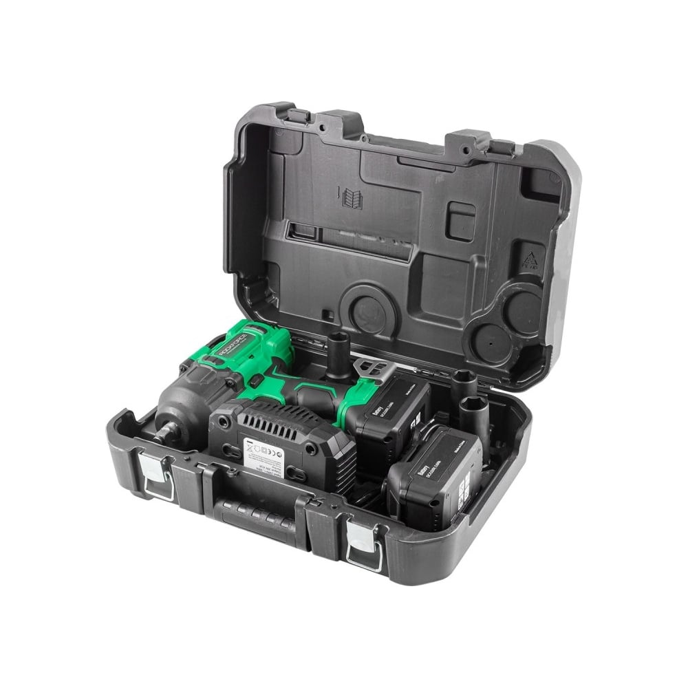 Изображение товара Гайковерт ударный аккумуляторный Rockforce 1/2 20V 2 батареи кейс