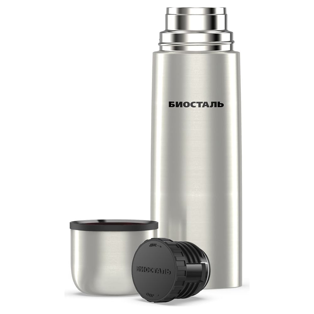 Изображение товара Термос Biostal Promo 0.75 л стальной с крышкой-чашкой