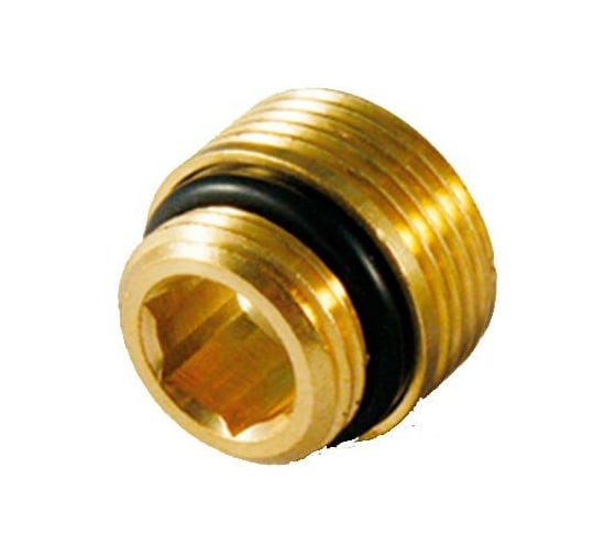 Изображение товара Ниппель Tiemme НН, 1/2"х3/4", с прокладкой O-ring, к узлам для радиаторов 3390003