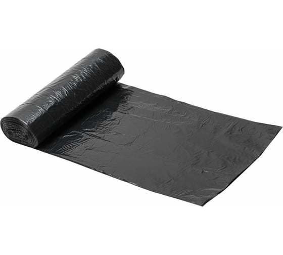 Изображение товара Мешки для мусора Vega 30 л, ПНД, 48х55 см, 5 мкм, 20 шт., черные, в рулоне 344023