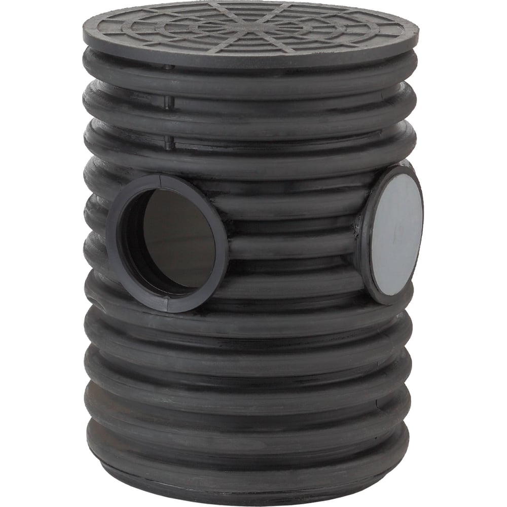 Изображение товара Дренажный колодец Рувинил 460x460x1500 мм с тремя выходами 110 мм