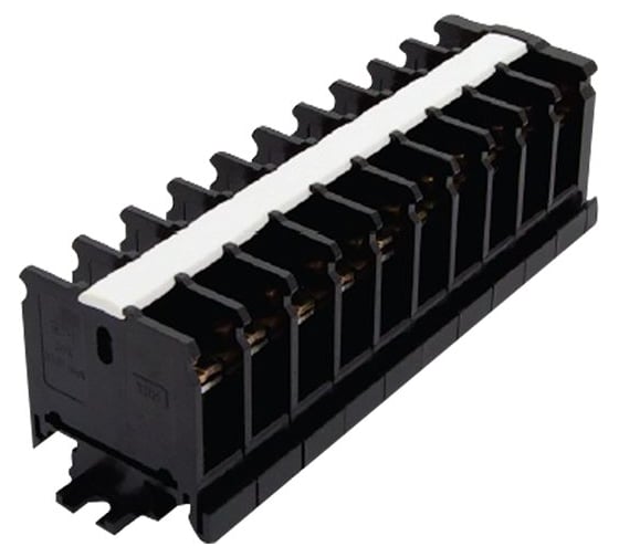 Изображение товара Клеммный терминал EKF 25 мм2 100A 10 клеммных пар PROxima 50 шт tk-0100