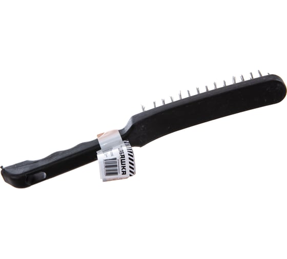 Изображение товара Металлическая щетка ШАБАШКА 4 ряда, пластиковая ручка 153-0004 208060