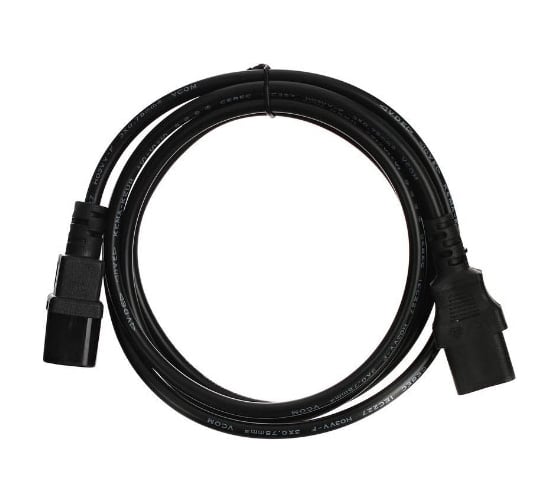 Изображение товара Кабель монитор - компьютер VCOM 220V /UPS - устройство/ VDE 3G*0.75mm2 CE001-CU0.75-1.8M