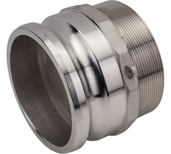 Изображение товара Камлок тип F (ниппель; наружная резьба BSP; 100 мм-4"; нержавеющая сталь) TITAN LOCK TL400FSS