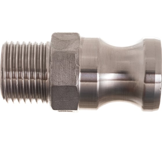 Изображение товара Камлок тип F (ниппель; наружная резьба BSP; 12 мм-1/2"; нержавеющая сталь) TITAN LOCK TL50FSS