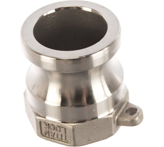 Изображение товара Камлок тип А (ниппель; внутренняя резьба BSP; 20 мм-3/4"; нержавеющая сталь) TITAN LOCK TL75ASS