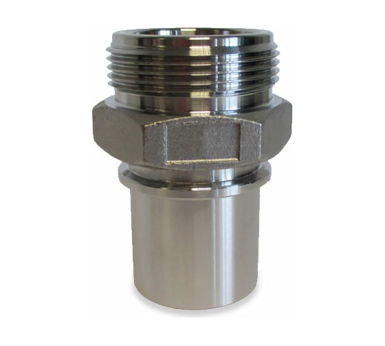 Изображение товара Штуцер с наружной резьбой под рукав (100 мм-4"; нержавеющая сталь) TITAN LOCK TLSM100SS