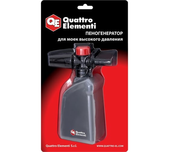 Изображение товара Пеногенератор (0.4 л; пластиковый) для Palermo, Verona, Napoli QUATTRO ELEMENTI 248-412