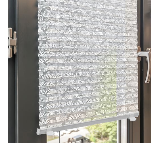 Изображение товара Плиссе натяжного типа Эскар Принт, белый, 57x170 см 140701057