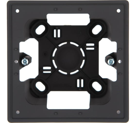 Изображение товара Монтажная коробка Simon для накладного монтажа 1 пост, графит 2400751-038