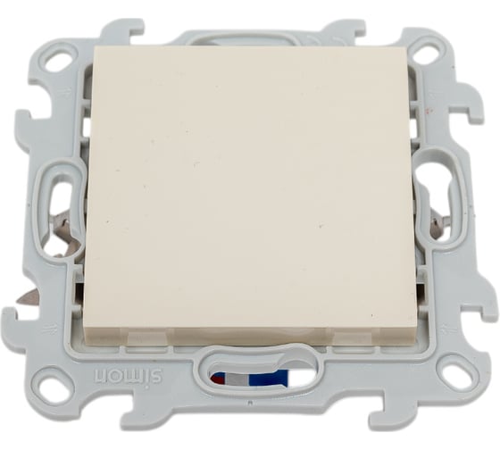 Изображение товара Кнопочный выключатель Simon Push&Go, слоновая кость 2420150-031