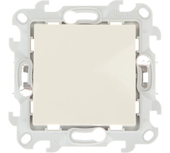 Изображение товара Однополюсный выключатель Simon Push&Go, слоновая кость 2420101-031