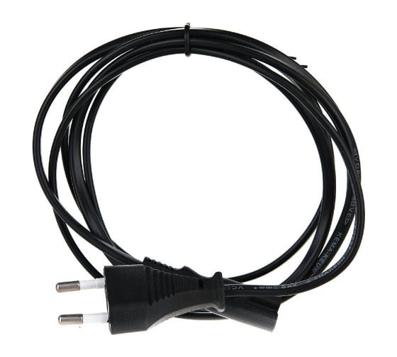 Изображение товара Кабель для аудио-видео техники VCOM IEC-320-C7 розетка EU, 2-pin VDE CE023-CU0.5-1.8M