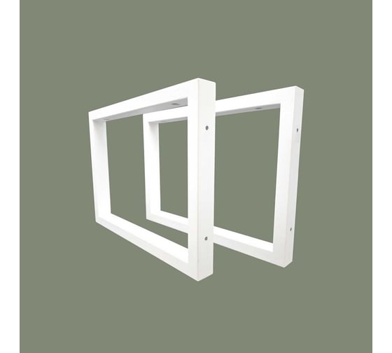 Изображение товара Кронштейн для столешниц, раковин, полок LUVON 50x30 см, белый муар, 2 шт. L500_K2_White