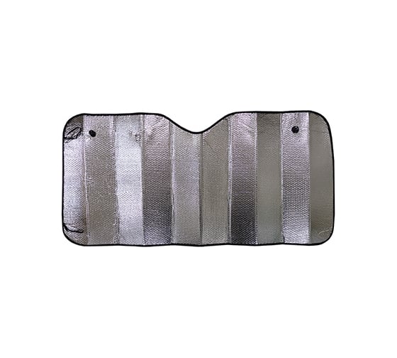 Изображение товара Двусторонняя шторка-экран на лобовое стекло SKYWAY 150х70 см фольга S01204005