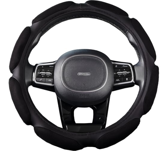 Изображение товара Оплетка SKYWAY Sponge classic 8 подушечек M Черная замша S01101032