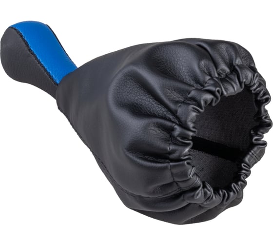 Изображение товара Ручка КПП SKYWAY кожа искусставенная 2108-09 с чехлом Синяя S06202009