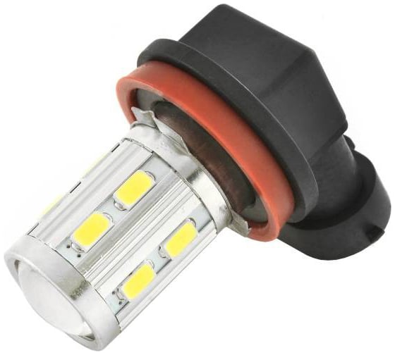 Изображение товара Автолампа диод SKYWAY H11 12V 12 SMD + 1 HP 1-конт Белая комп.2 шт дальн.с/ближ.с/птф S08201005