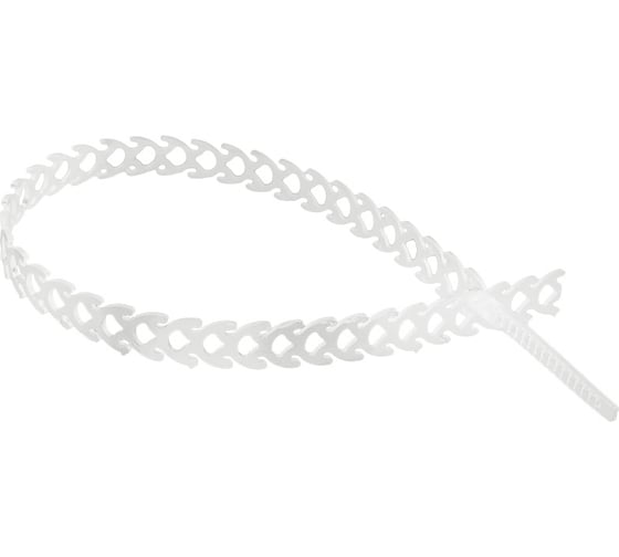 Изображение товара Полимерная многоразовая стяжка REXANT 300х10мм, прозрачная 20 шт/уп 07-7309