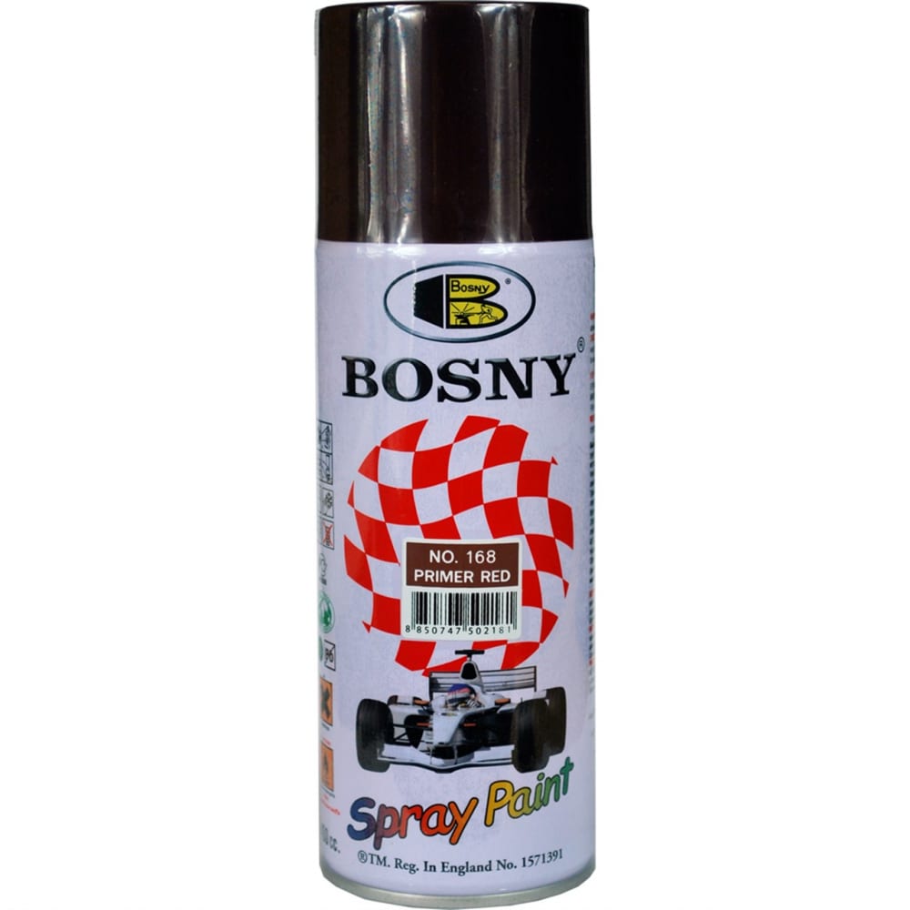 Универсальный автомобильный грунт Bosny аэрозольный акриловый грунт rayday