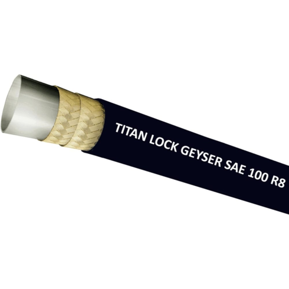 Изображение товара Термопластиковый рукав высокого давления TITAN LOCK GEYSER R8 SAE100, 12 мм, 50 м