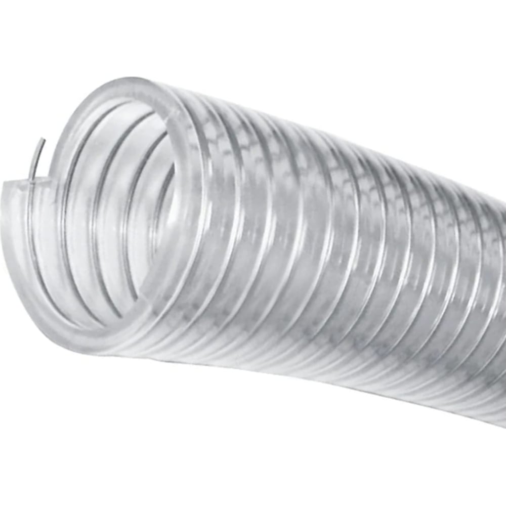 Изображение товара Пищевой ПВХ рукав армированный стальной спиралью 19 мм 30 м TITAN LOCK LADOGA