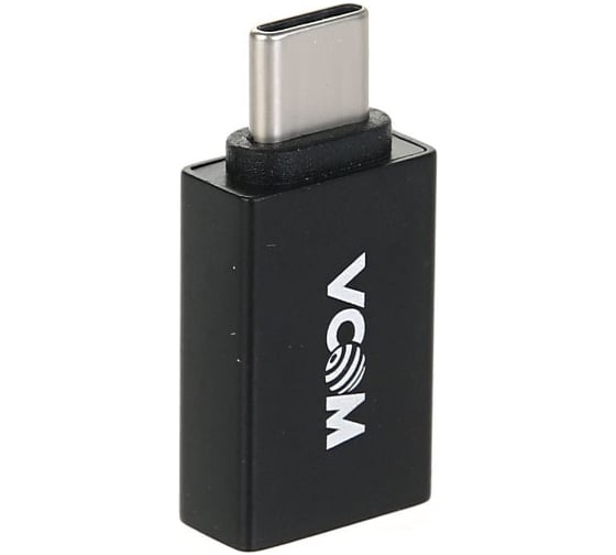 Изображение товара Переходник OTG VCOM USB 3.1 Type-C - USB 3.0 A f, металлический корпус CA431M