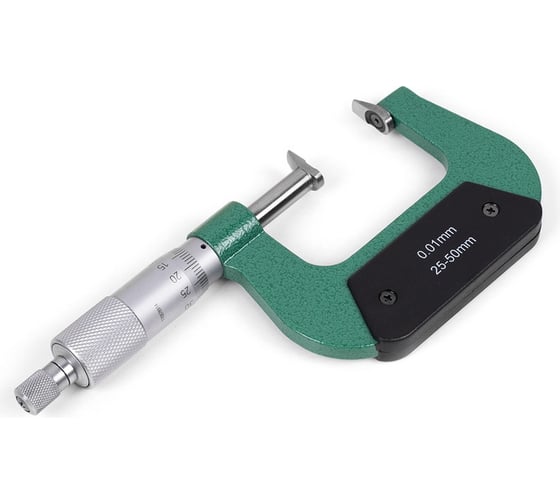 Изображение товара Зубомерный микрометр Micron МЗ-УС-50 0.01 МИК усеченные пятки 123277