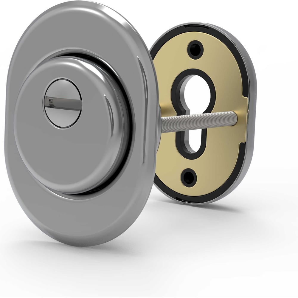 Изображение товара Броненакладка CRIT БН-26-Хп 03102 для евроцилиндра защита двери