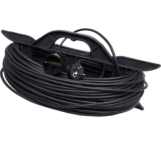 Изображение товара Удлинитель на рамке STEKKER 1 гнездо 3х0,75 черный 30м Home HM02-01-30 Ухз-10 39225