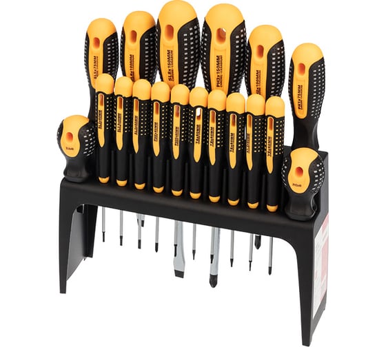 Изображение товара Набор отверток 18 предметов REXANT 12-4775