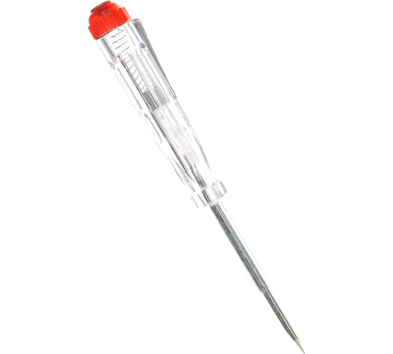 Изображение товара Тестер напряжения STEKKER контактный 100-500V, 3х130 мм, прозрачный, TST500-3 39159