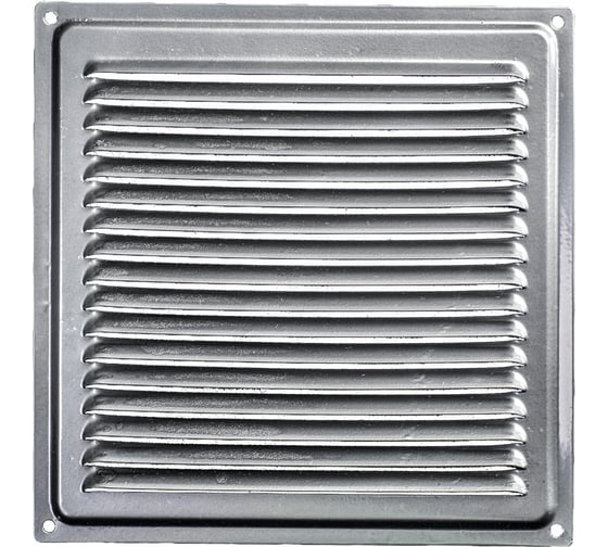 Изображение товара Решётка металлическая с сеткой (170 x 240 мм; серебряная) Эвент ВРС