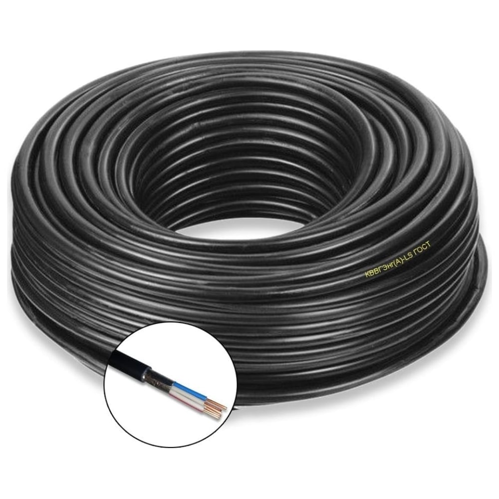 Изображение товара Кабель контрольный ПРОВОДНИК КВВГЭнг(A)-LS 4x1.5 мм2, 400 м, ГОСТ