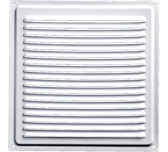 Изображение товара Решётка металлическая с сеткой (170 x 240 мм; белая) Эвент ВРС